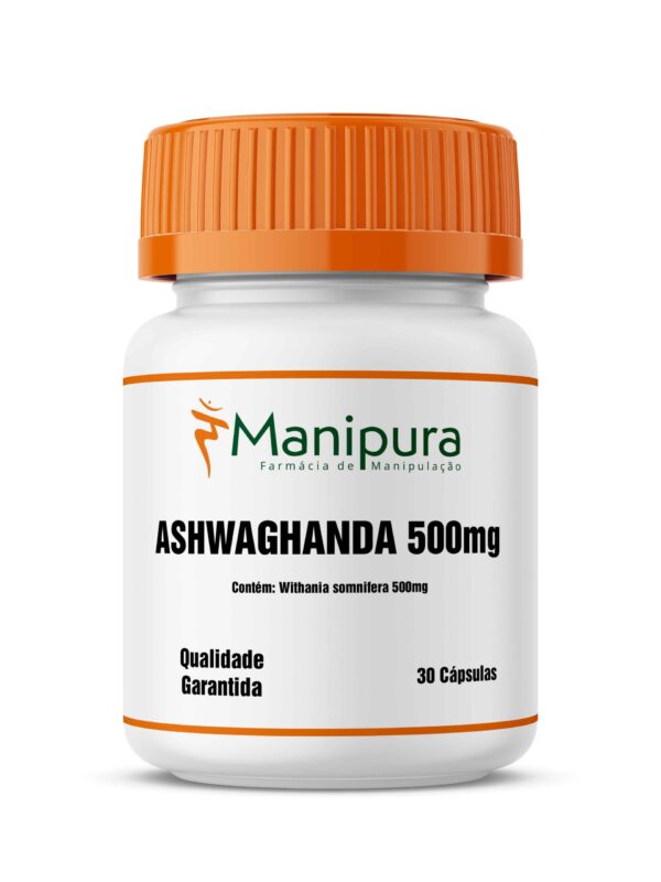 Ashwaghanda 500 mg com 30 cápsulas