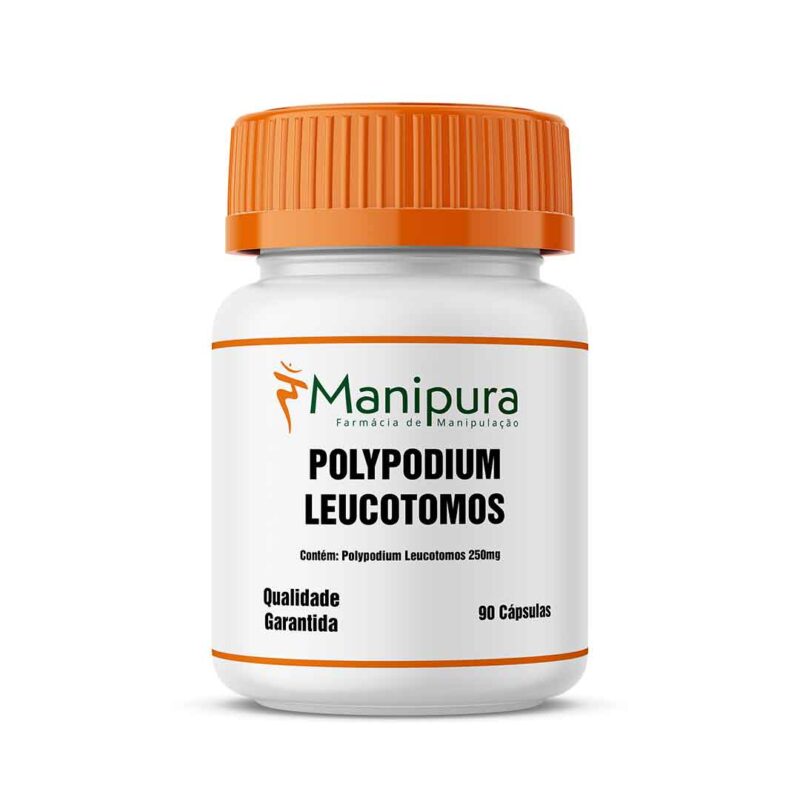 Polypodium Leucotomos 250mg 90 Capsulas - Manipura Farmácia De Manipulação